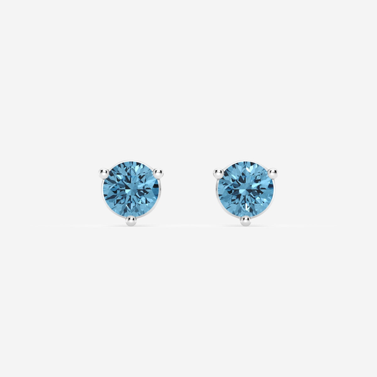 Vivienne - Bold Three-Prong Setting Earrings