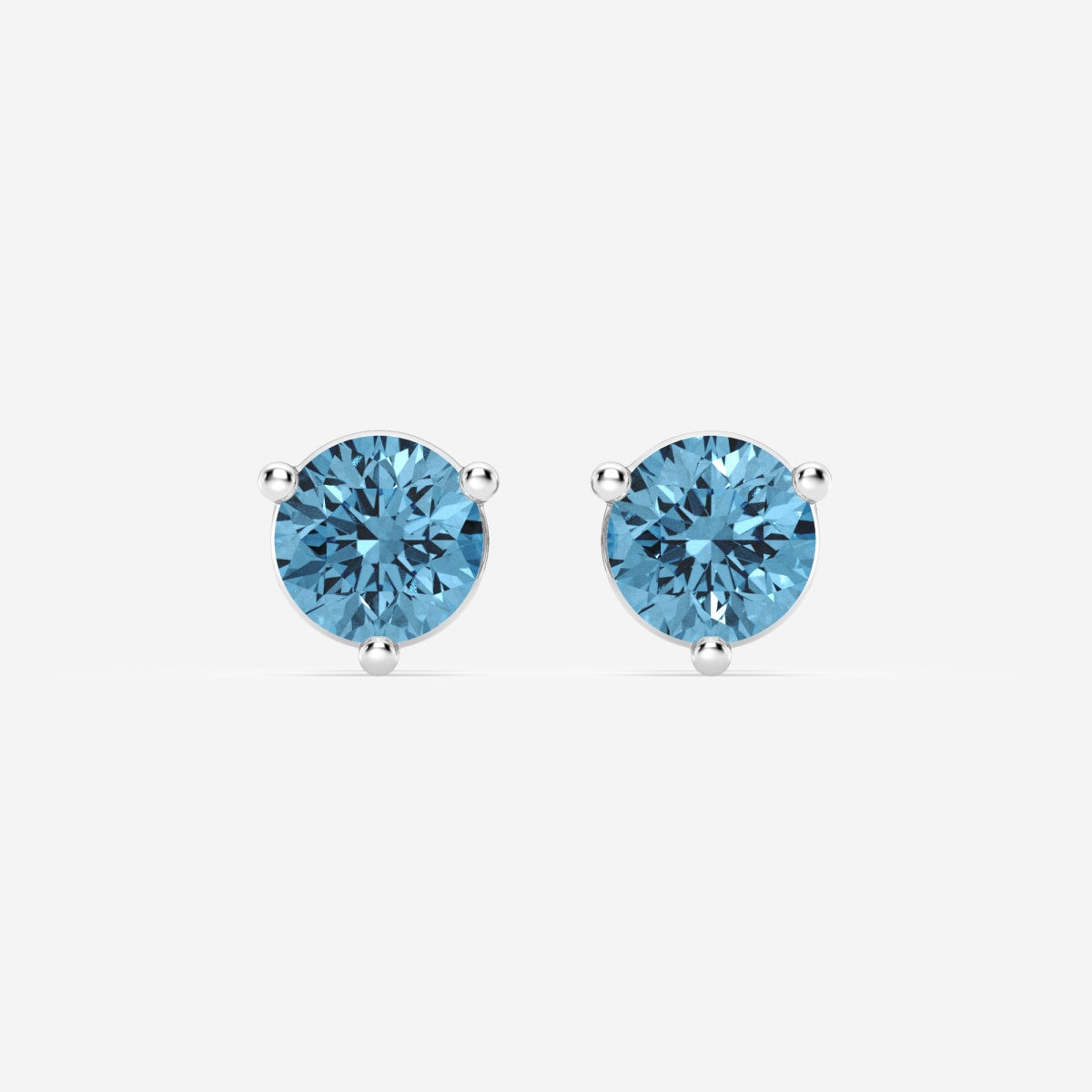 Vivienne - Bold Three-Prong Setting Earrings