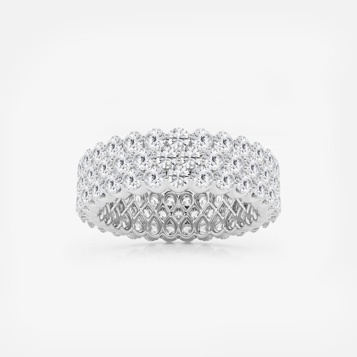 Vivienne - Multi-Row Brilliance Wedding Ring